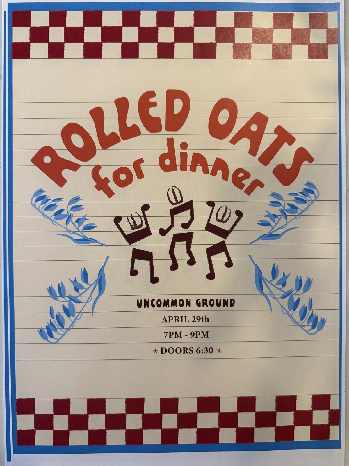 Rolled Oats For Dinner (Debut Show)